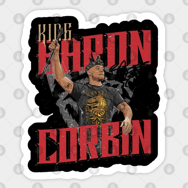 Baron Corbin King Sticker by MunMun_Design